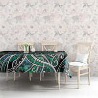 Maori Matariki - Manaia Tablecloth Emerald Paua Shell LT7 - Polynesian Pride