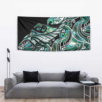 Maori Matariki - Manaia Tapestry Emerald Paua Shell LT7 - Polynesian Pride
