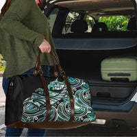 Maori Matariki - Manaia Travel Bag Emerald Paua Shell LT7 - Polynesian Pride