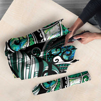 Maori Matariki - Manaia Umbrella Emerald Paua Shell LT7 - Polynesian Pride