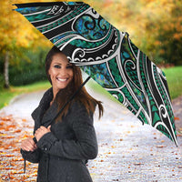 Maori Matariki - Manaia Umbrella Emerald Paua Shell LT7 - Polynesian Pride