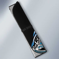 Maori Matariki - Manaia Auto Sun Shade Galaxy Blue Paua Shell LT7 - Polynesian Pride