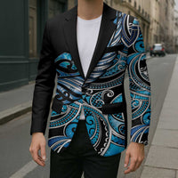 Maori Matariki - Manaia Blazer Galaxy Blue Paua Shell LT7 - Polynesian Pride