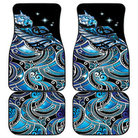 Maori Matariki - Manaia Car Mats Galaxy Blue Paua Shell LT7 - Polynesian Pride