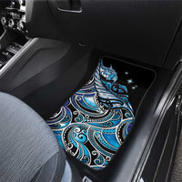 Maori Matariki - Manaia Car Mats Galaxy Blue Paua Shell LT7 - Polynesian Pride