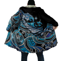 Maori Matariki - Manaia Cloak Galaxy Blue Paua Shell LT7 - Polynesian Pride
