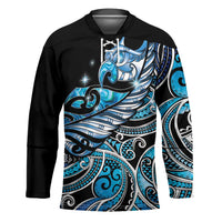 Maori Matariki - Manaia Hockey Jersey Galaxy Blue Paua Shell LT7 Unisex Blue - Polynesian Pride