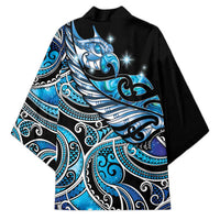 Maori Matariki - Manaia Kimono Galaxy Blue Paua Shell LT7 - Polynesian Pride