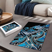 Maori Matariki - Manaia Puzzle Galaxy Blue Paua Shell LT7 - Polynesian Pride