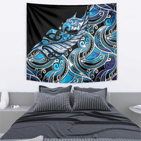 Maori Matariki - Manaia Tapestry Galaxy Blue Paua Shell LT7 - Polynesian Pride