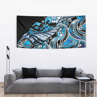 Maori Matariki - Manaia Tapestry Galaxy Blue Paua Shell LT7 - Polynesian Pride