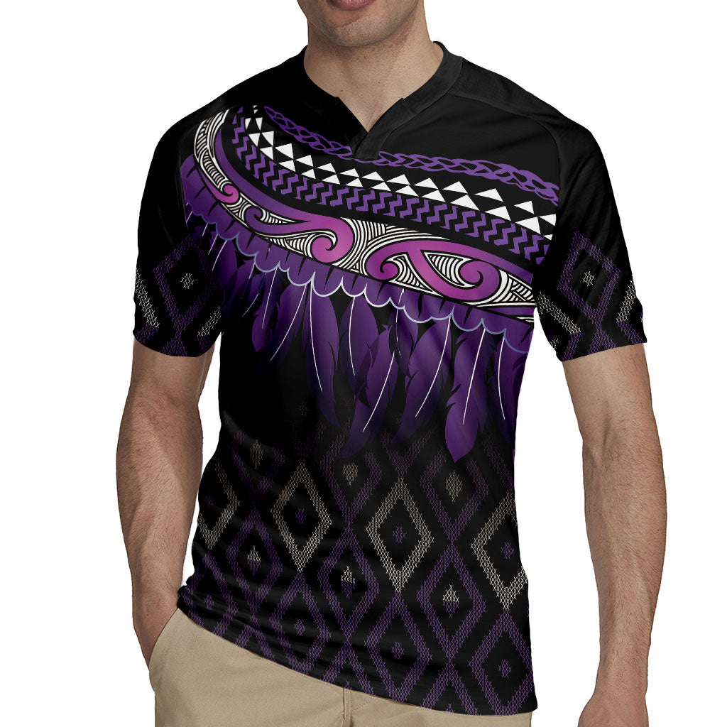 Aotearoa Maori Ngati Porou Iwi Rugby Jersey Korowai Tukutuku Kaokao Motifs