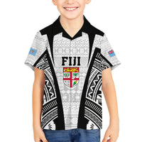 personalised-fiji-rugby-family-matching-short-sleeve-bodycon-dress-and-hawaiian-shirt-2023-world-cup-history-makers-white-ver