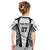 Personalised Fiji Rugby Kid T Shirt 2023 World Cup History Makers - White Ver LT7 - Polynesian Pride