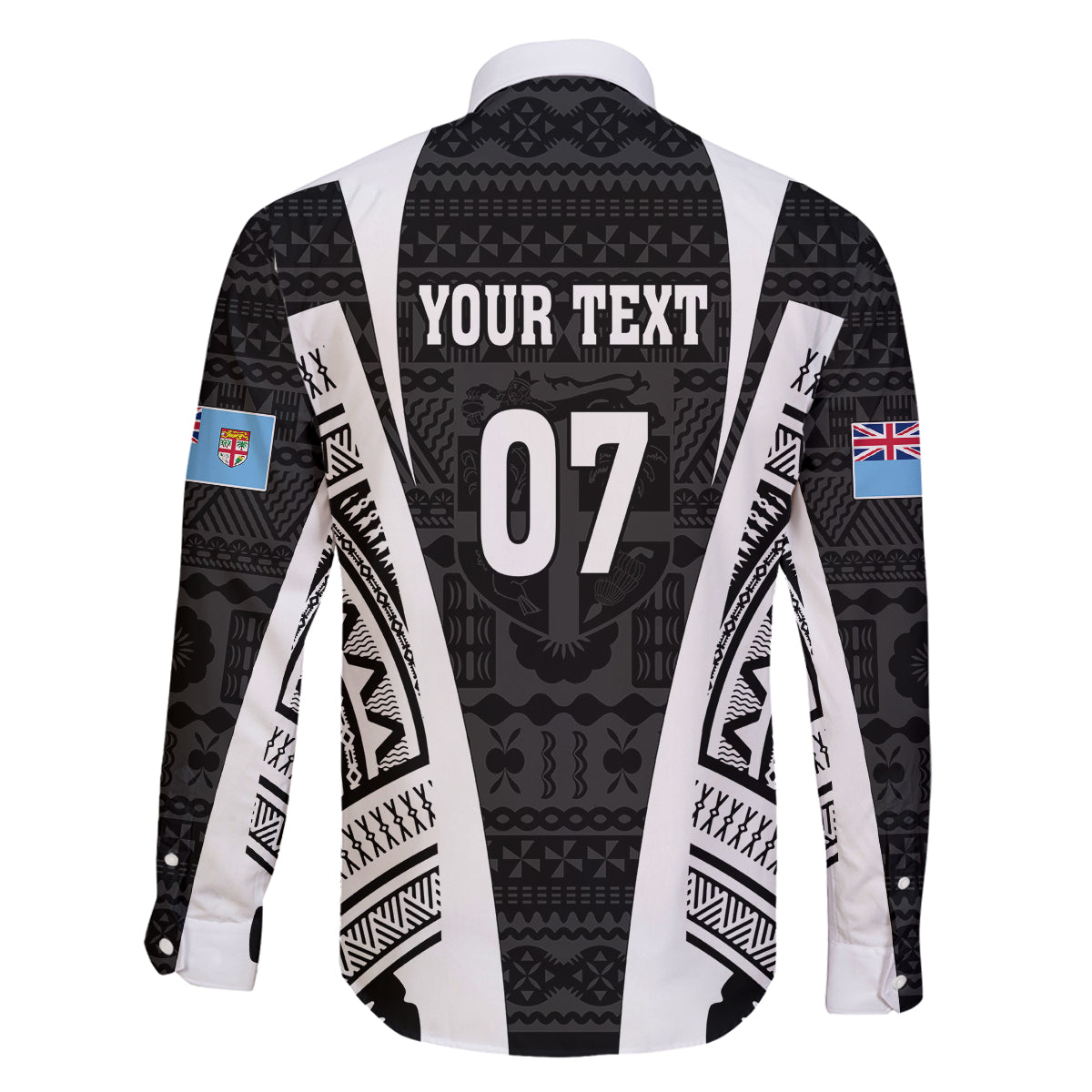 personalised-fiji-rugby-family-matching-tank-maxi-dress-and-hawaiian-shirt-2023-world-cup-history-makers-black-ver