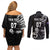 personalised-new-zealand-rugby-couples-matching-off-shoulder-short-dress-and-long-sleeve-button-shirts-silver-fern-basic-2023-world-cup