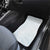 White Sunday Car Mats Plumeria Tatau Mix Tapa