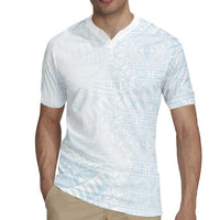 White Sunday Rugby Jersey Plumeria Tatau Mix Tapa LT7 - Polynesian Pride