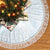 White Sunday Tree Skirt Plumeria Tatau Mix Tapa