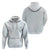 White Sunday Zip Hoodie Plumeria Tatau Mix Tapa