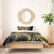 Polynesia Bedding Set Black & Gold Fancy Plumeria