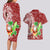 Hawaii Christmas Mele Kalikimaka Couples Matching Long Sleeve Bodycon Dress and Hawaiian Shirt Santa Claus LT7 - Polynesian Pride