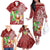 Hawaii Christmas Mele Kalikimaka Family Matching Off Shoulder Long Sleeve Dress and Hawaiian Shirt Santa Claus LT7 - Polynesian Pride