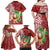 Hawaii Christmas Mele Kalikimaka Family Matching Off Shoulder Maxi Dress and Hawaiian Shirt Santa Claus LT7 - Polynesian Pride