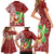 Hawaii Christmas Mele Kalikimaka Family Matching Short Sleeve Bodycon Dress and Hawaiian Shirt Santa Claus LT7 - Polynesian Pride