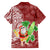 Hawaii Christmas Mele Kalikimaka Family Matching Short Sleeve Bodycon Dress and Hawaiian Shirt Santa Claus LT7 - Polynesian Pride