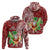 Hawaii Christmas Mele Kalikimaka Hoodie Santa Claus LT7 - Polynesian Pride