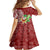 Hawaii Christmas Mele Kalikimaka Kid Short Sleeve Dress Santa Claus LT7 - Polynesian Pride