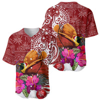 Papua New Guinea Christmas Baseball Jersey Bird-of-Paradise Special LT7 - Polynesian Pride
