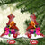 Papua New Guinea Christmas Ceramic Ornament Bird-of-Paradise Special LT7 Christmas Tree Red - Polynesian Pride