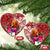 Papua New Guinea Christmas Ceramic Ornament Bird-of-Paradise Special LT7 Heart Red - Polynesian Pride