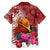 Papua New Guinea Christmas Family Matching Off Shoulder Short Dress and Hawaiian Shirt Bird-of-Paradise Special LT7 - Polynesian Pride