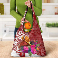 Papua New Guinea Christmas Grocery Bag Bird-of-Paradise Special