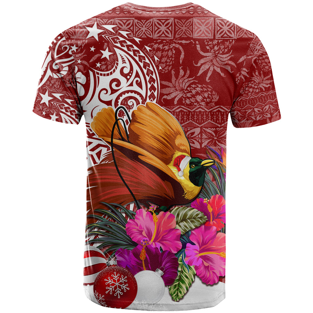 Papua New Guinea Christmas T Shirt Bird-of-Paradise Special LT7 - Polynesian Pride