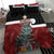 Personalised New Zealand Maori Christmas Bedding Set Xmas Fern Mix Kowhawhai