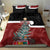 Personalised New Zealand Maori Christmas Bedding Set Xmas Fern Mix Kowhawhai