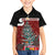 Personalised New Zealand Maori Christmas Kid Hawaiian Shirt Xmas Fern Mix Kowhawhai