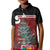 Personalised New Zealand Maori Christmas Kid Polo Shirt Xmas Fern Mix Kowhawhai