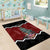 Personalised New Zealand Christmas Area Rug Xmas Fern and Kiwi Birds