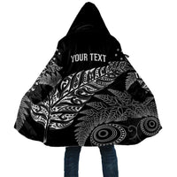 Aotearoa Personalized Lawn Bowls Maori Cloak New Zealand Black Tribal Silver Fern - Polynesian Pride