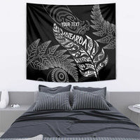 Aotearoa Personalized Lawn Bowls Maori Tapestry New Zealand Black Tribal Silver Fern - Polynesian Pride