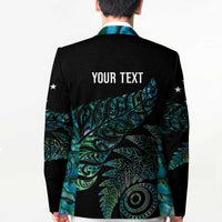 Aotearoa Personalized Lawn Bowls Maori Blazer New Zealand Paua Shell Tribal Silver Fern - Polynesian Pride