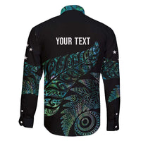 Aotearoa Personalized Lawn Bowls Maori Family Matching Puletasi and Hawaiian Shirt New Zealand Paua Shell Tribal Silver Fern - Polynesian Pride