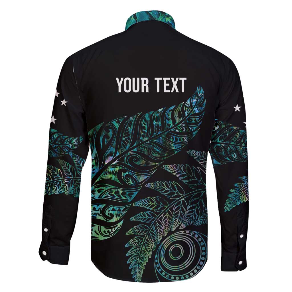 Aotearoa Personalized Lawn Bowls Maori Family Matching Summer Maxi Dress and Hawaiian Shirt New Zealand Paua Shell Tribal Silver Fern - Polynesian Pride