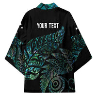 Aotearoa Personalized Lawn Bowls Maori Kimono New Zealand Paua Shell Tribal Silver Fern - Polynesian Pride