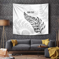Aotearoa Personalized Lawn Bowls Maori Tapestry New Zealand White Tribal Silver Fern - Polynesian Pride